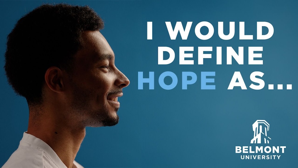 I would describe hope as...