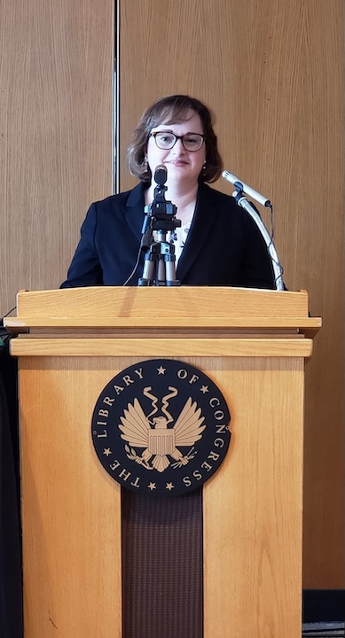 Dr. Lamothe Speaking at Library of Congress