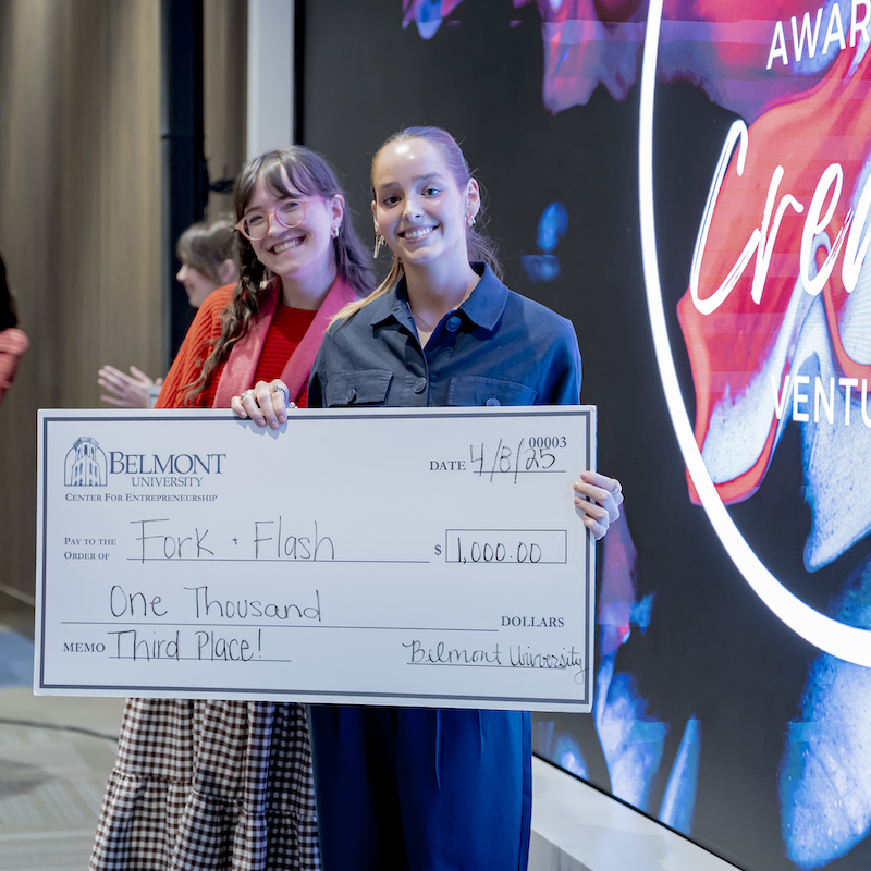Macey Mefferd at pitch competition