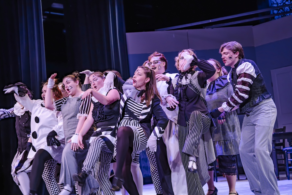 students performing in "Pinocchio" opera