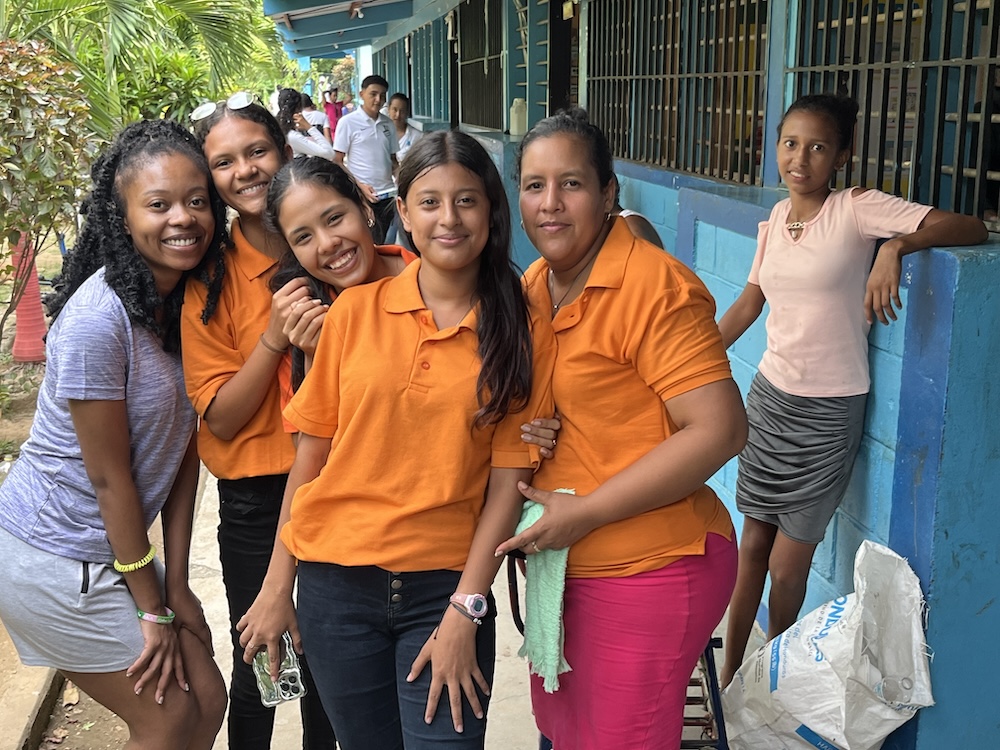 Peaches Brown on medical mission trip