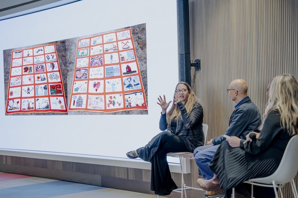 Beckum discusses the Remnant Quilt