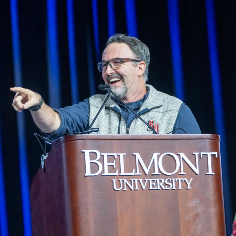 Sam Simpkins at podium
