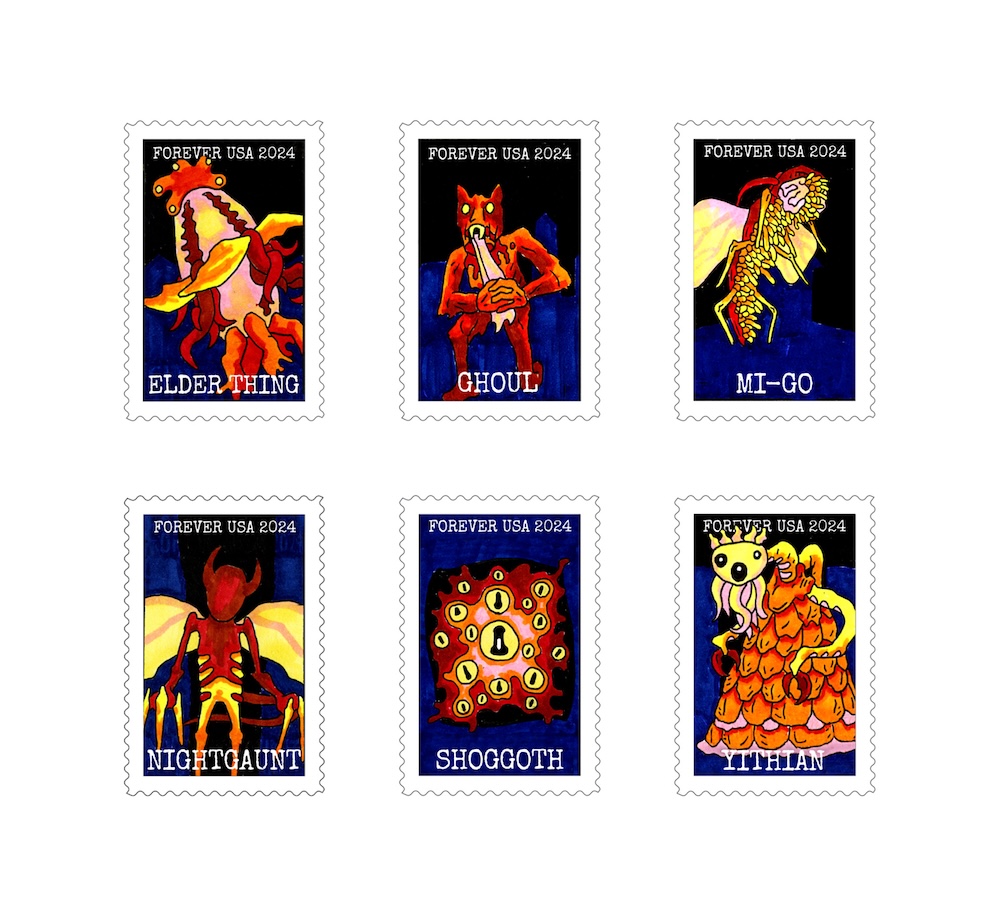 Sam Forever Stamps illustration