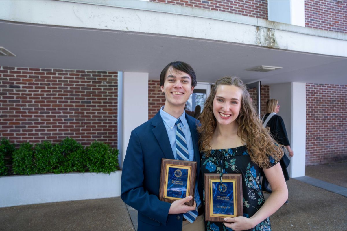 Student winners at Scholarship and Awards Day