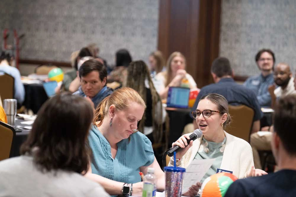 Belmont employees at workshop 1