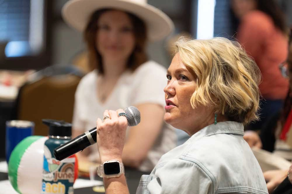 Belmont employees at workshop 1