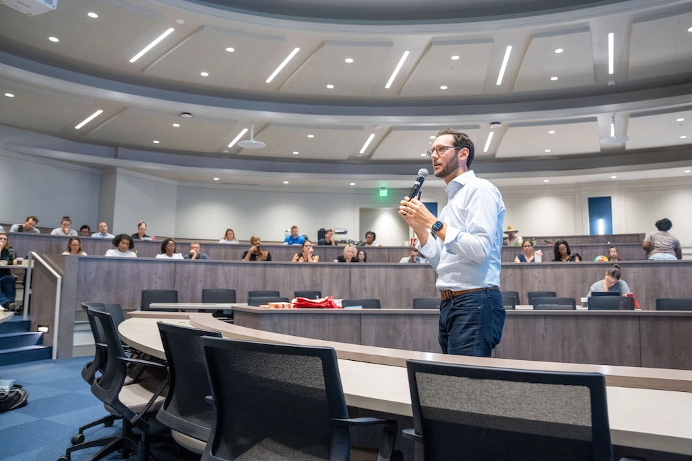 Larkin Briley speaking at workshop 3