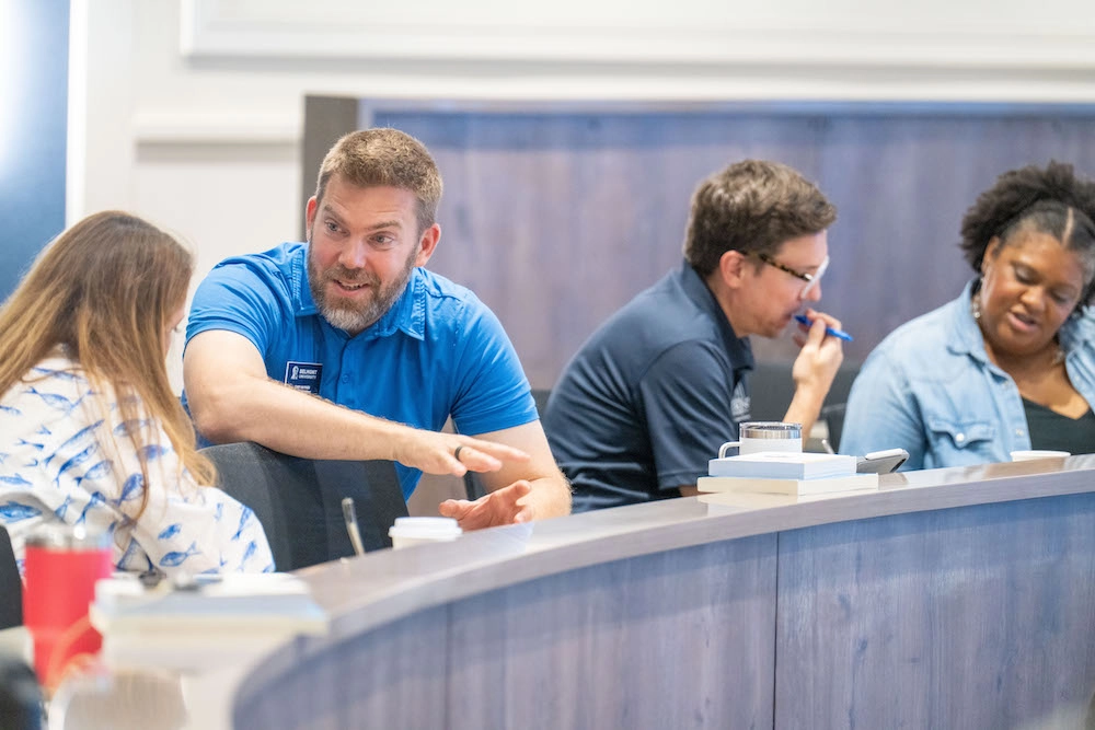 Belmont employees at workshop 3