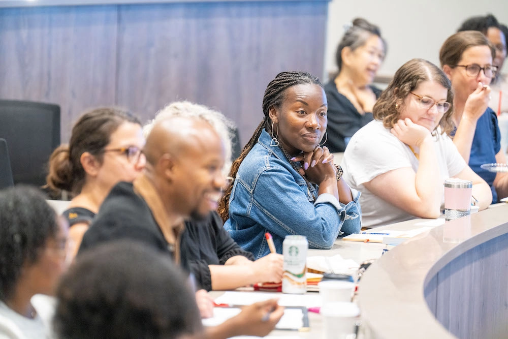 Belmont employees at workshop 3