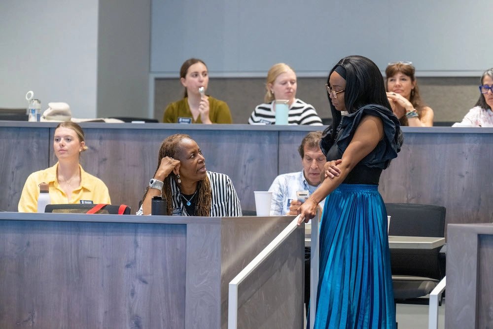 Belmont employees at workshop 3