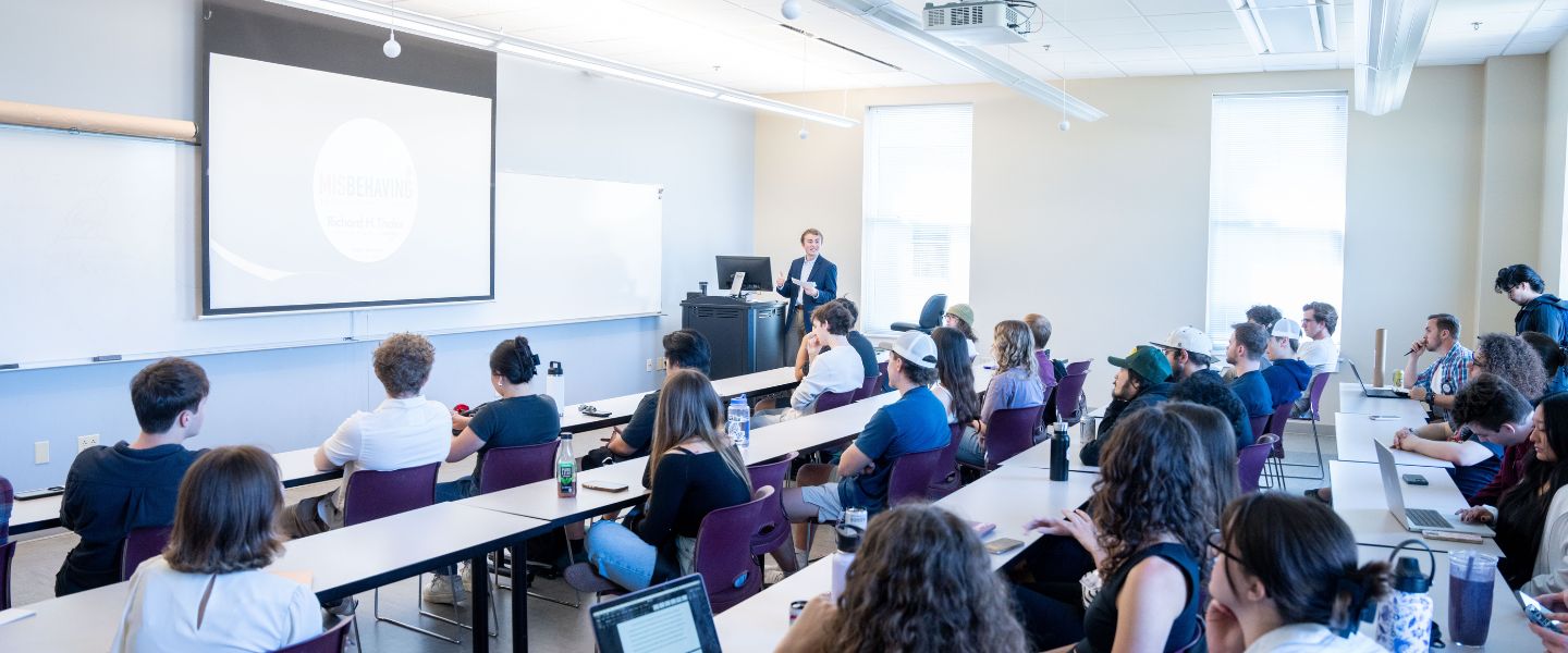 Student presents at SPARK