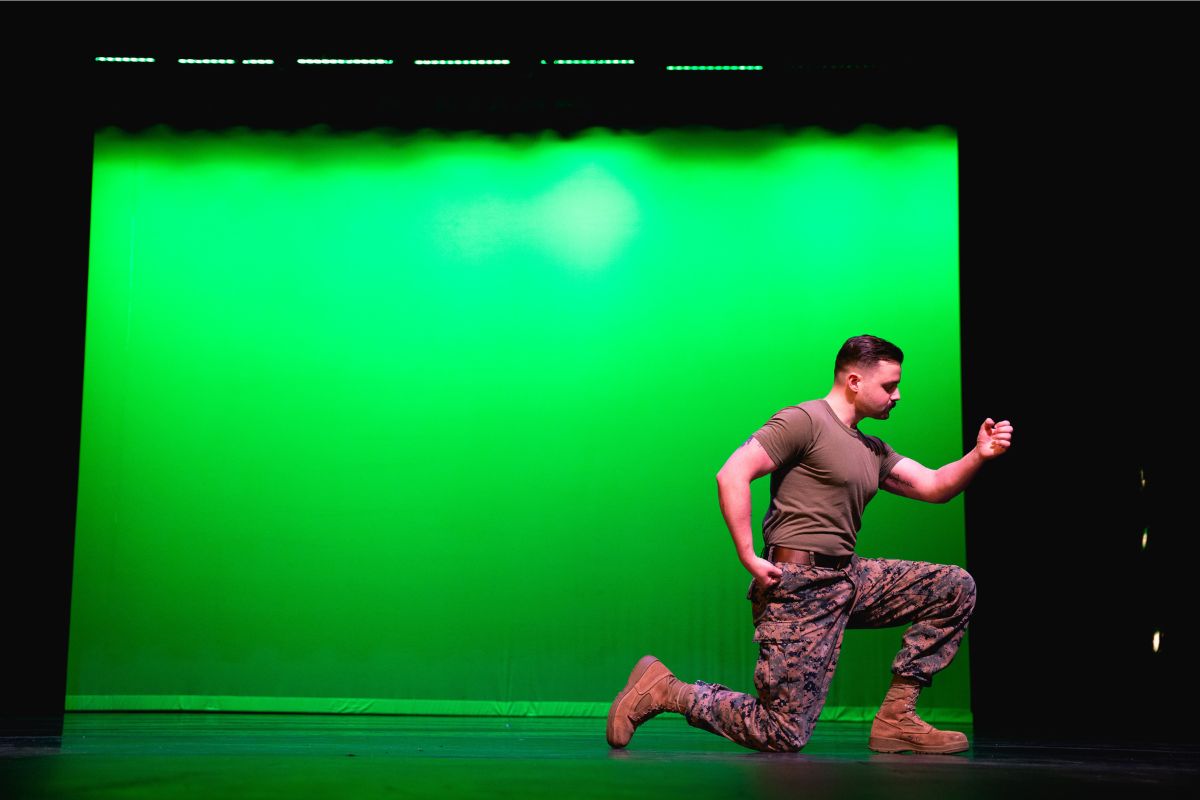 student dances at SPARK