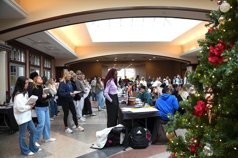 View of the room at the Journey Showcase held in Maddox Grand Atrium