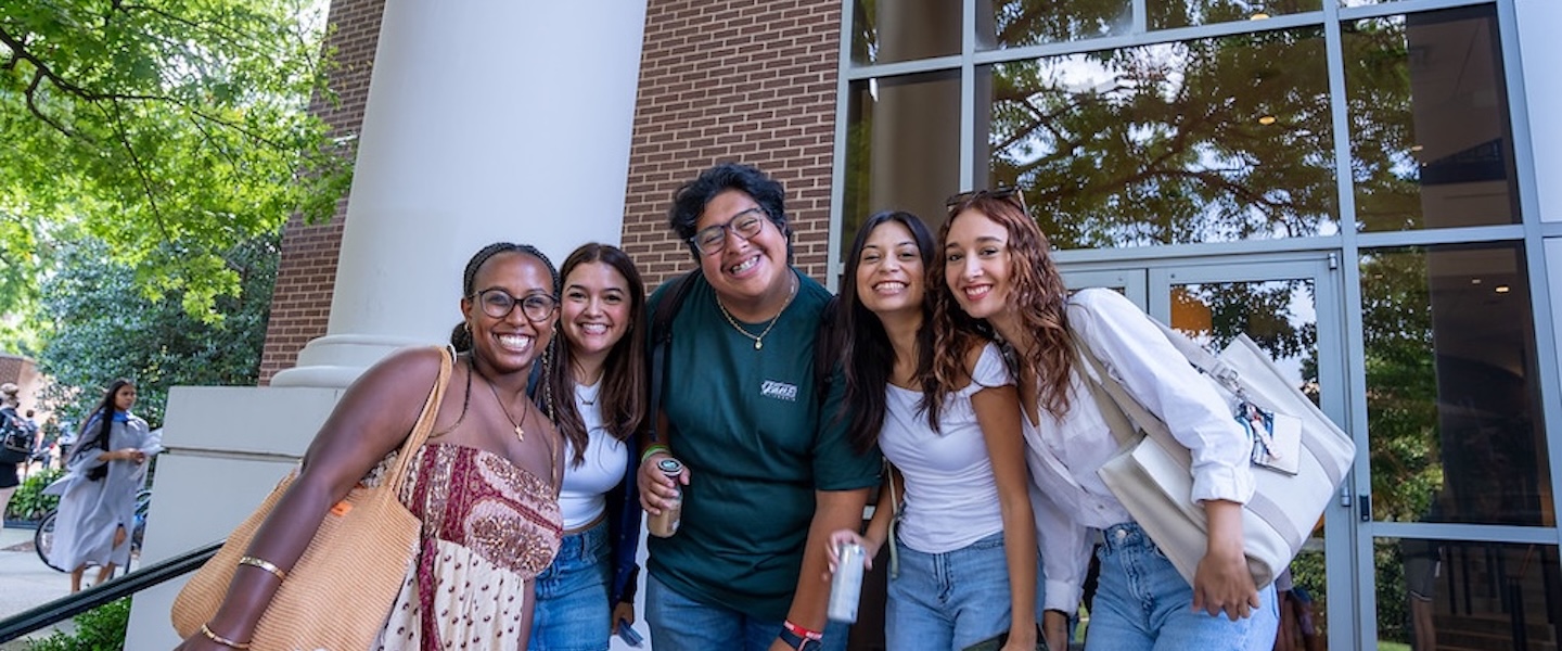 students gather before opening convocation