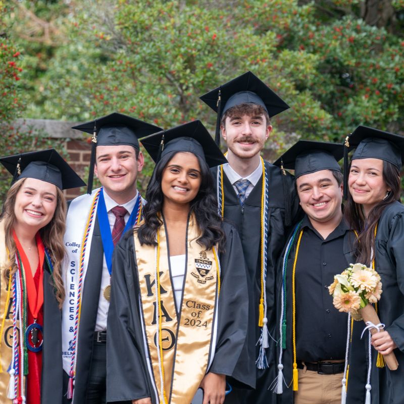 Students at Belmont's graduation