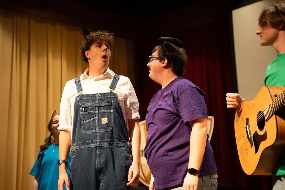 boy making shocked face