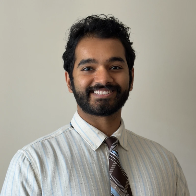 Dipesh Patel, a student researcher for Healthy Community Insights