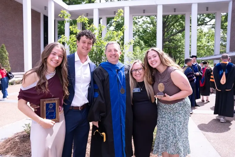 Ava Muyner, Jack Perry, Dr. John Gonas, Hilary Taft and Lily Stockwell