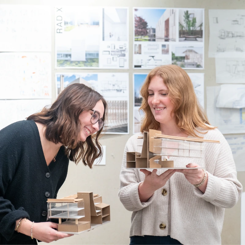 Architecture students at Belmont