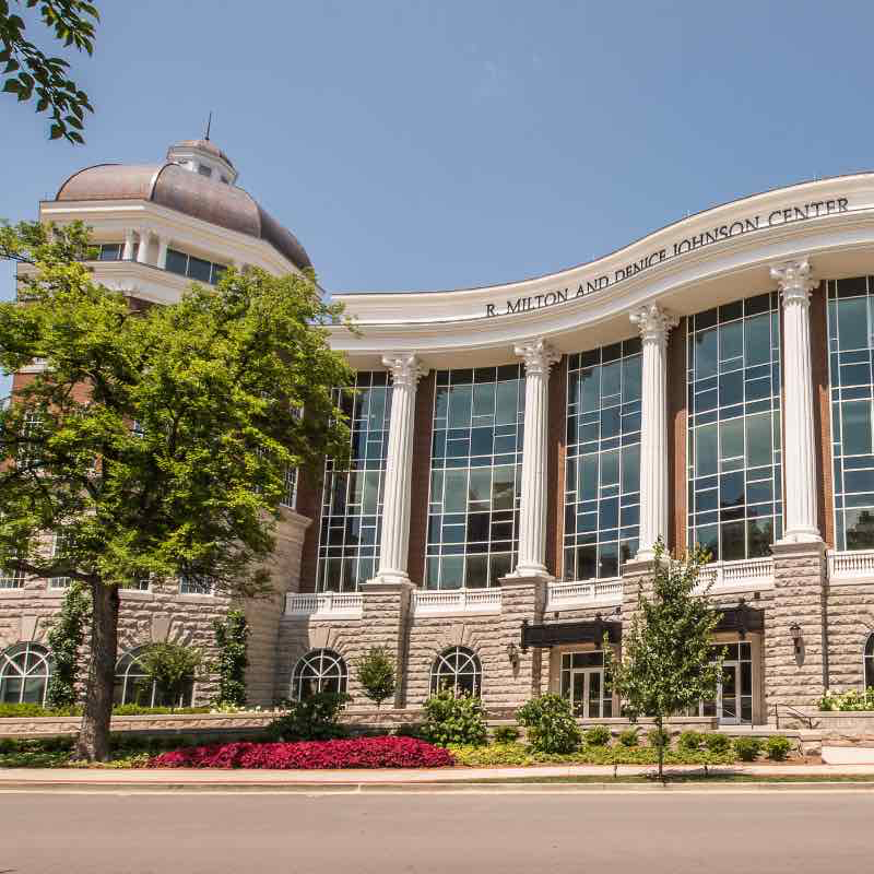 The Johnson building on Belmont University's campus