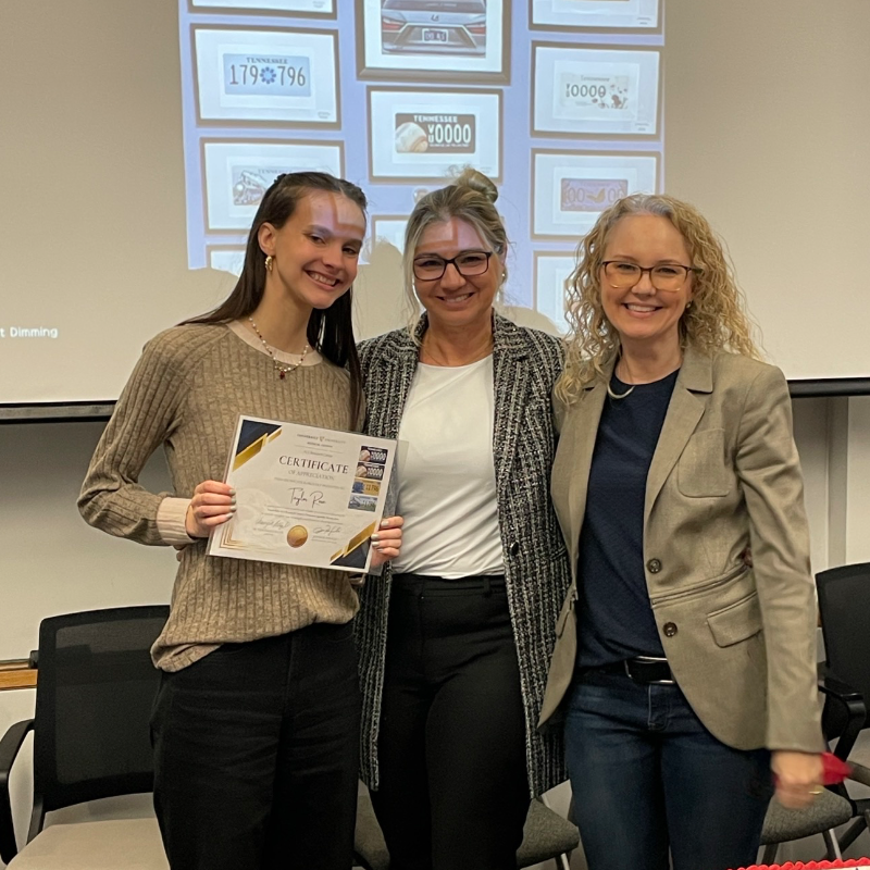 Belmont Student Designers Create Custom License Plate Benefiting ALS Research