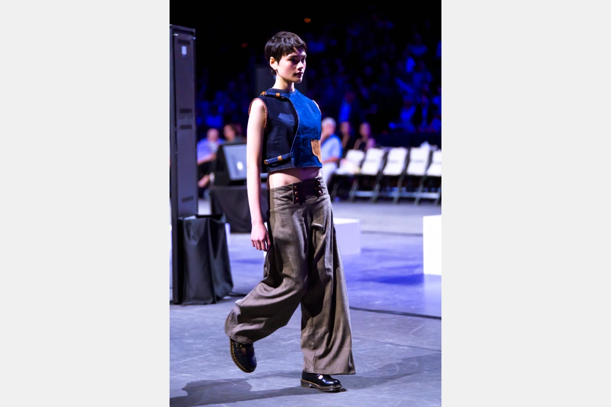 Model walks in O'More Fashion Show