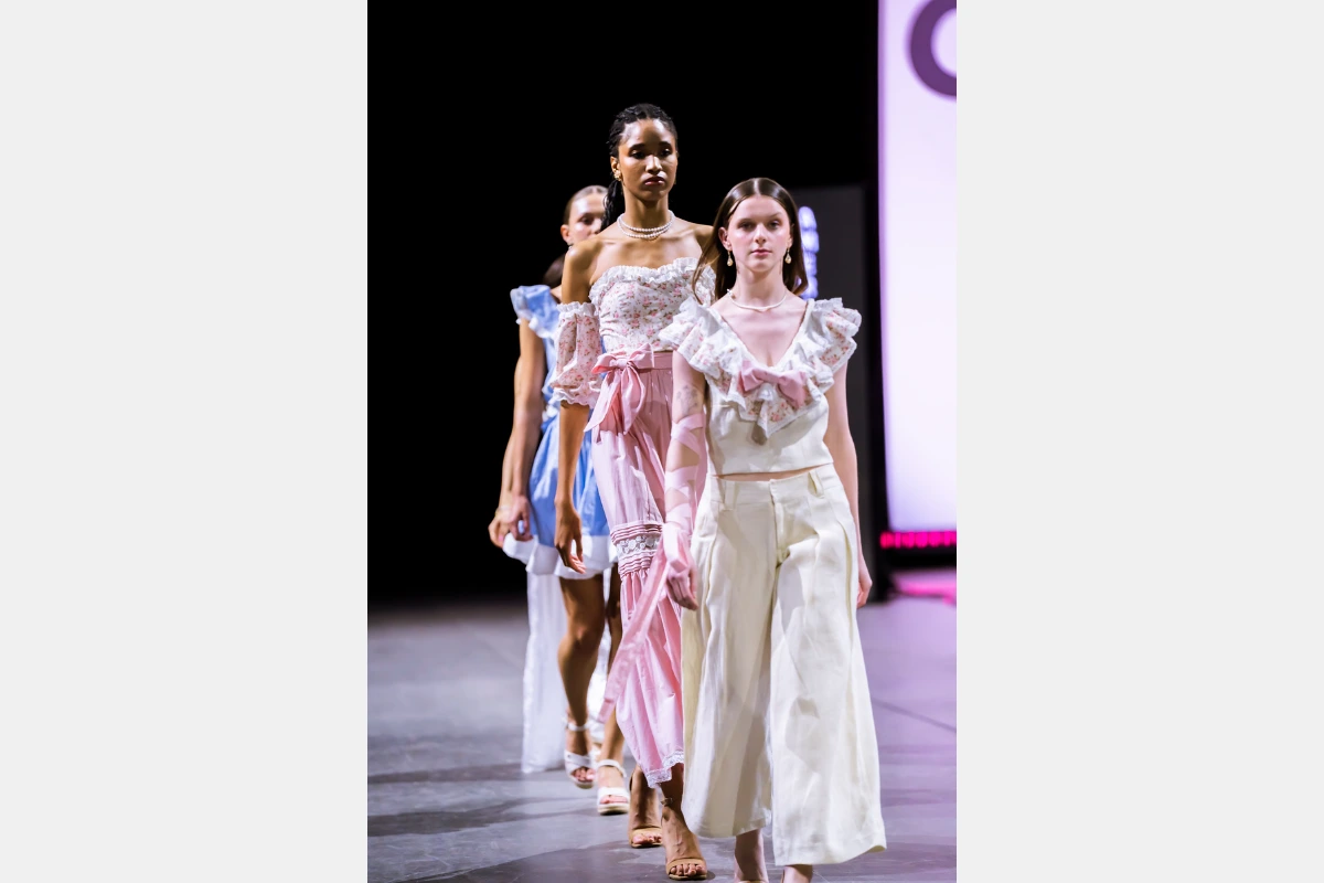 Model walks in O'More Fashion Show