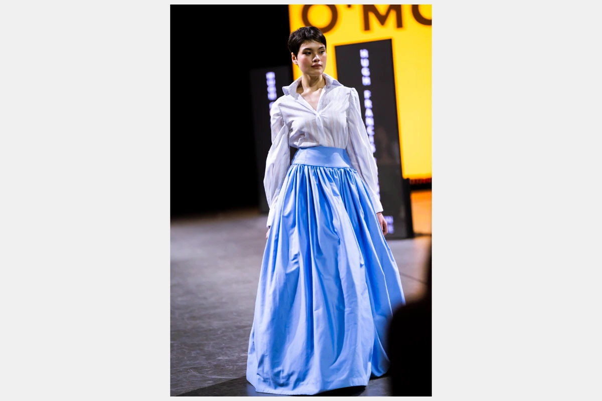 Model walks in O'More Fashion Show