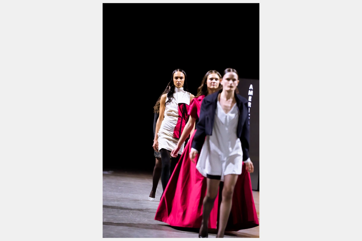 Model walks in O'More Fashion Show