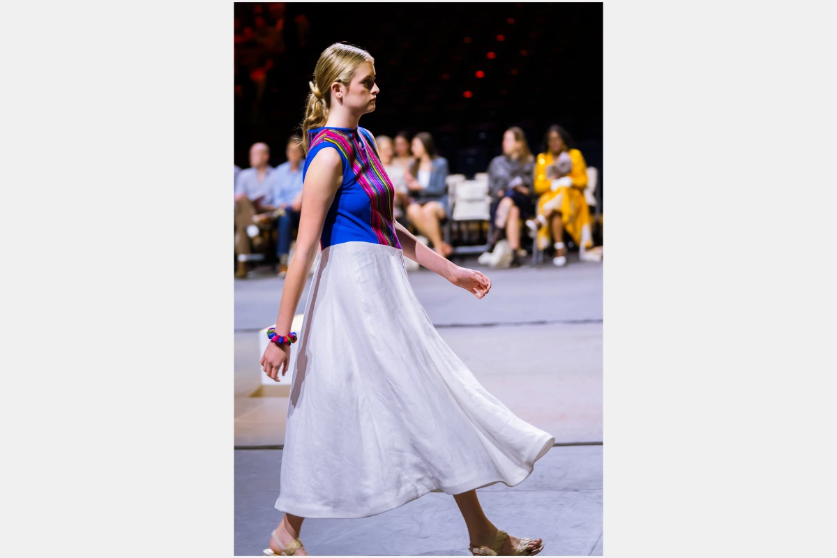 Model walks in O'More Fashion Show