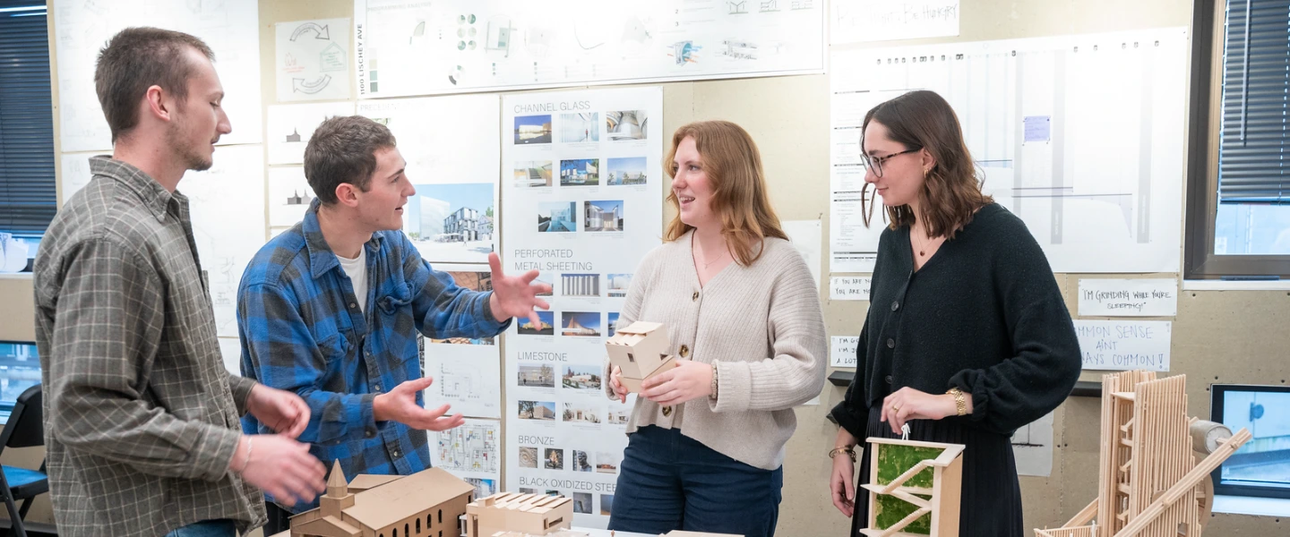 Architecture students at Belmont