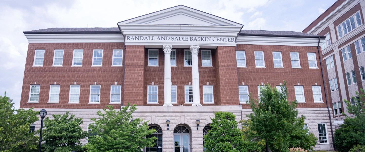 The Belmont University College of Law the Randall and Sadie Baskin Center.
