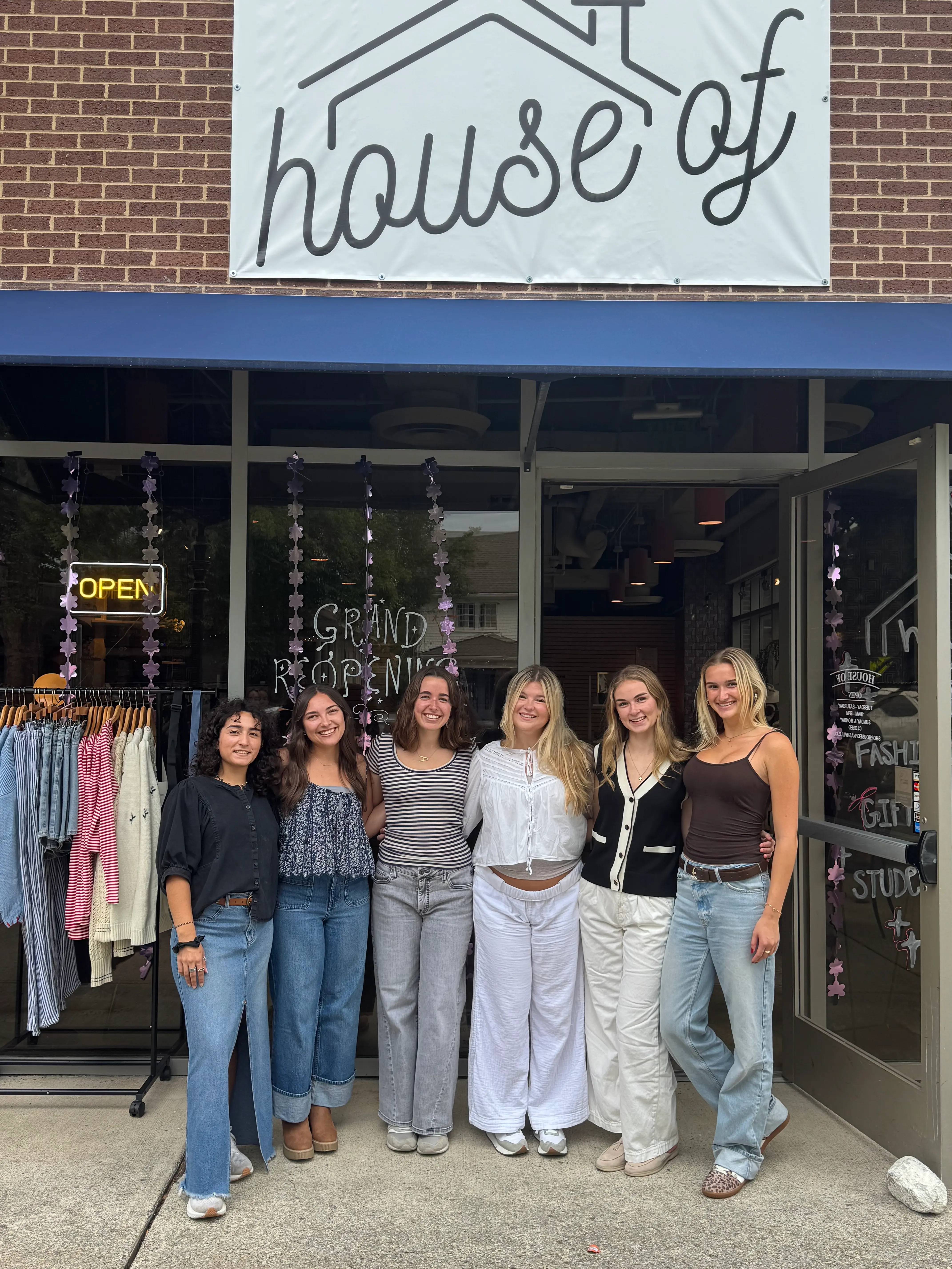 Ashley Wolfe and staff