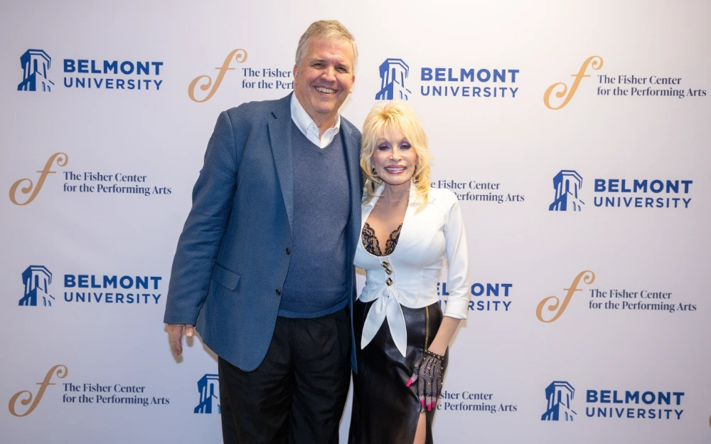 Greg Jones and Dolly Parton