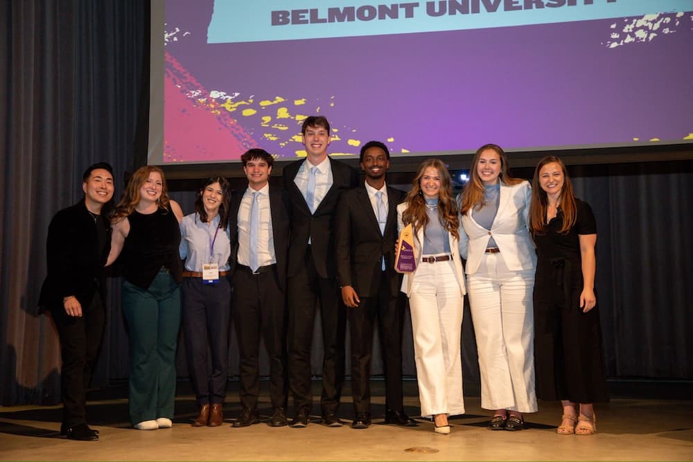 Belmont Enactus at national Expo with award