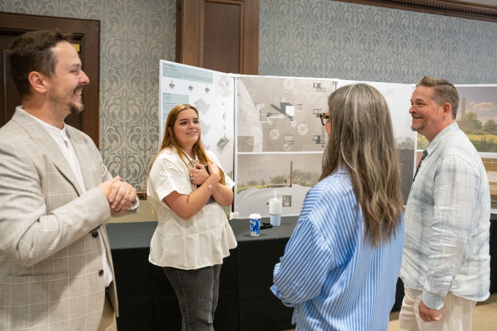 Buell presents her designs