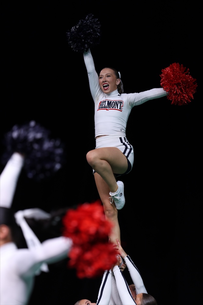 Mallory Newsome cheering