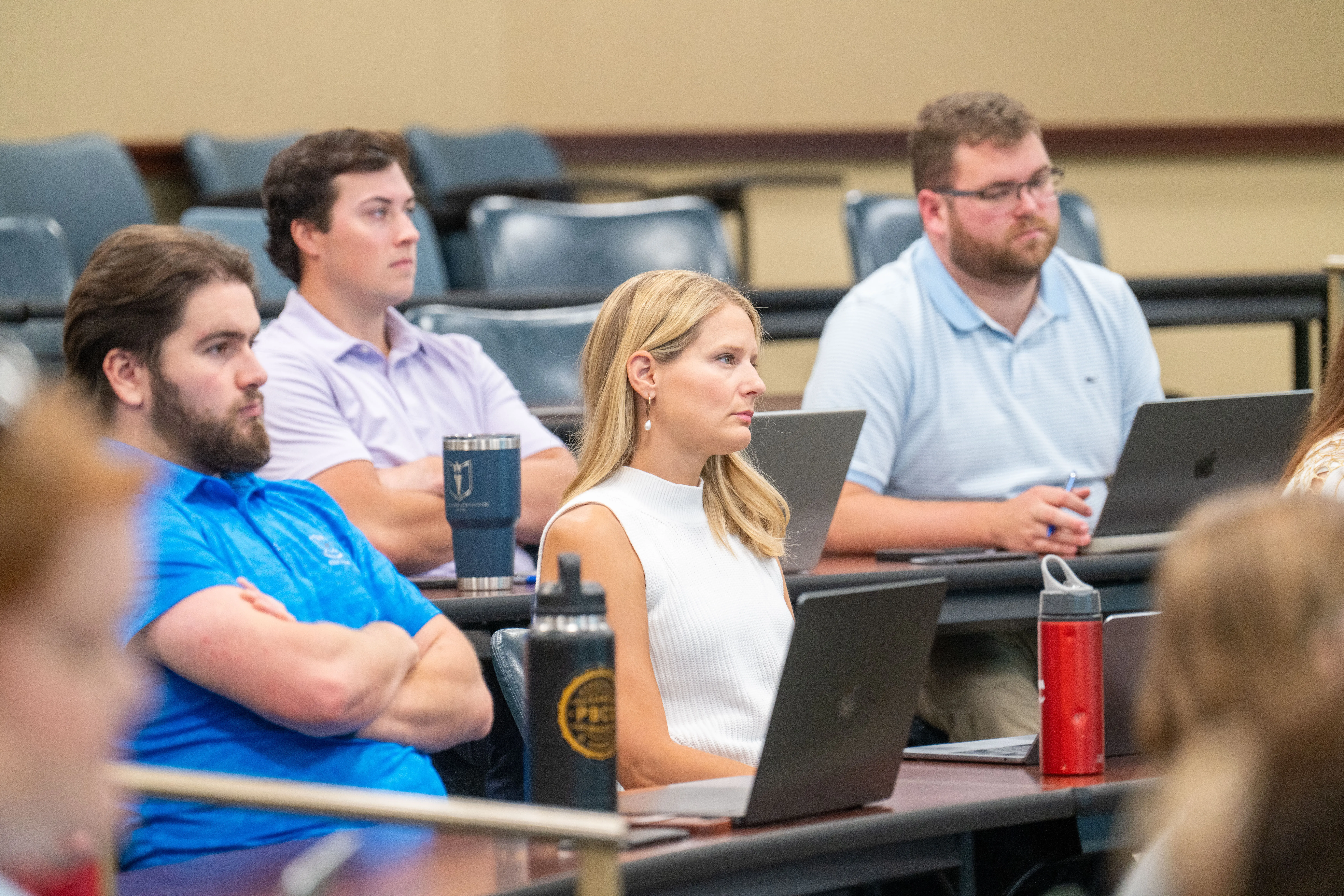 Law students in a classroom