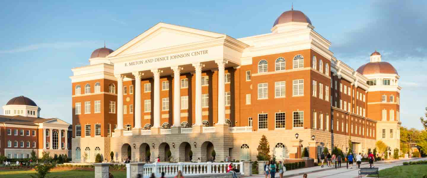 Johnson Center building at Belmont University