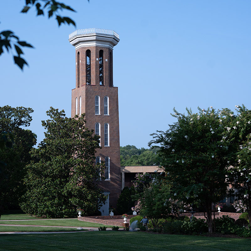 Bell tower on a sunny day