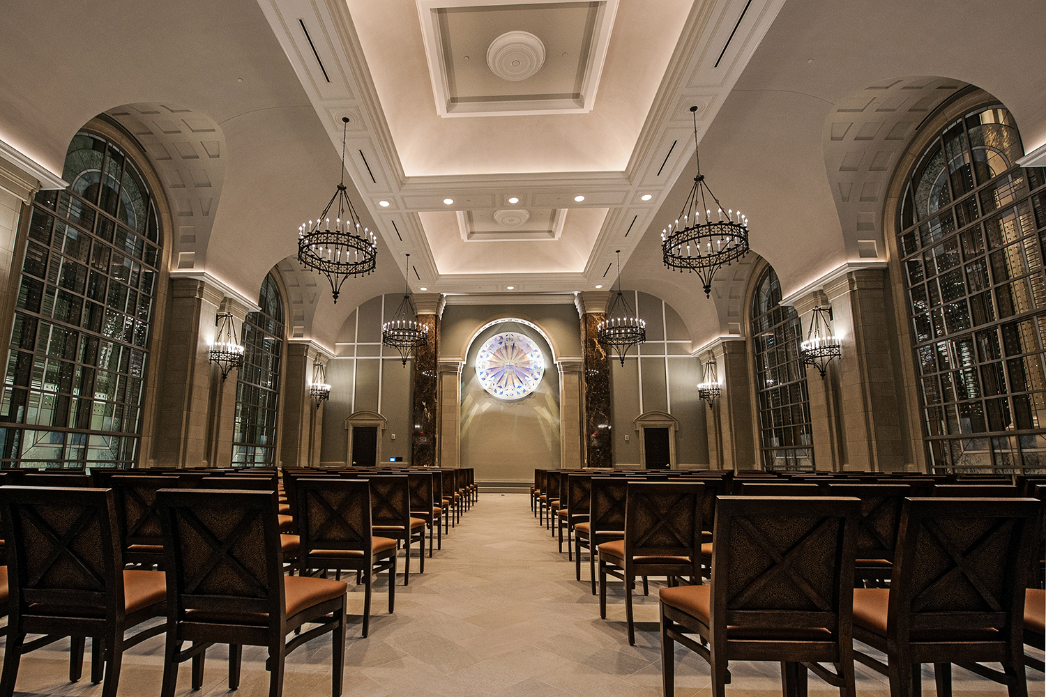 Herbert C Gabhart empty chapel during the day