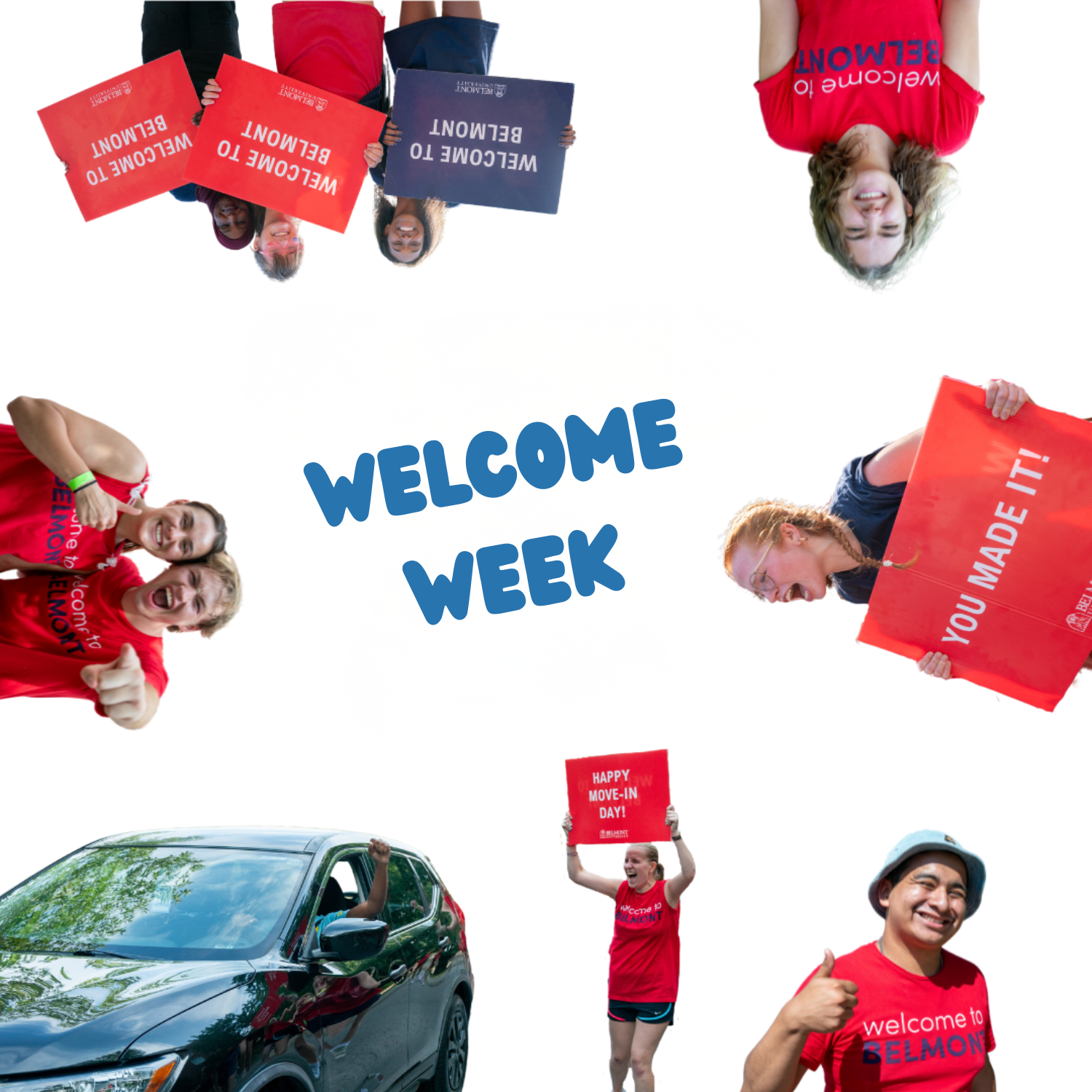 A graphic with the text Welcome Week 2023