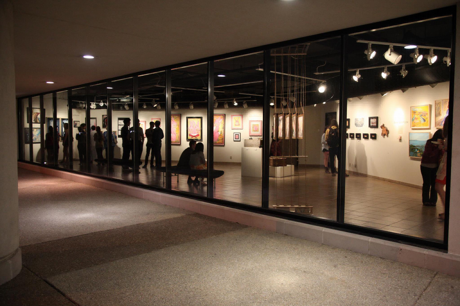 view of gallery 121 from outside