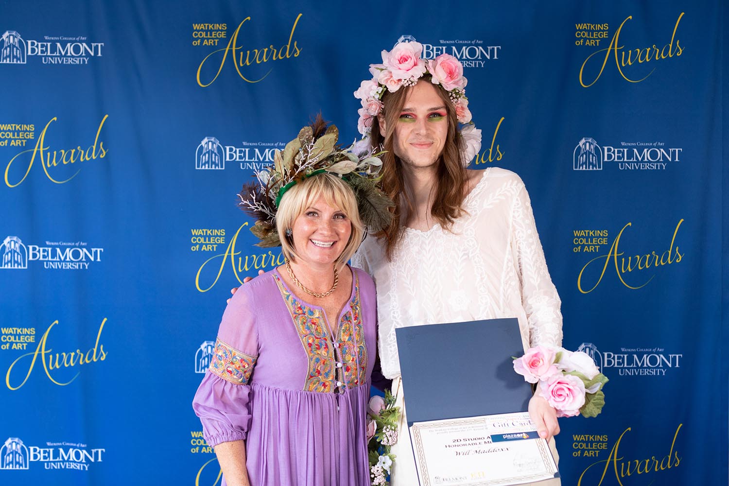 Students and teachers attending the 2022 Watkins College of Art Reception and Awards day