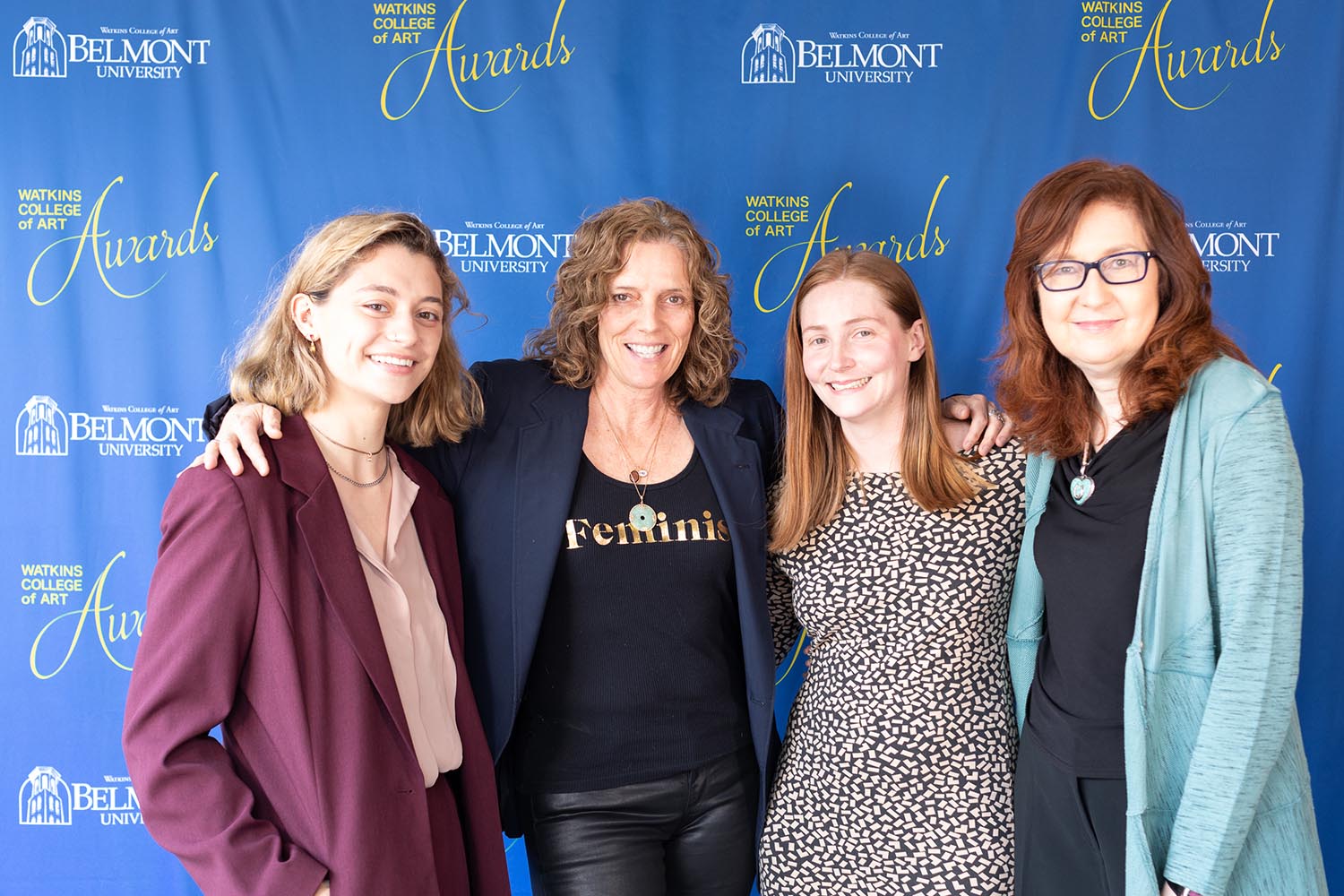 Students and teachers attending the 2022 Watkins College of Art Reception and Awards day