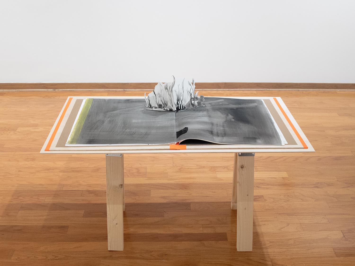 MFA students showcasing projects in a variety of mediums