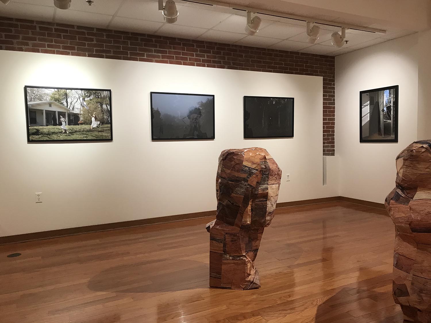 MFA students showcasing projects in a variety of mediums